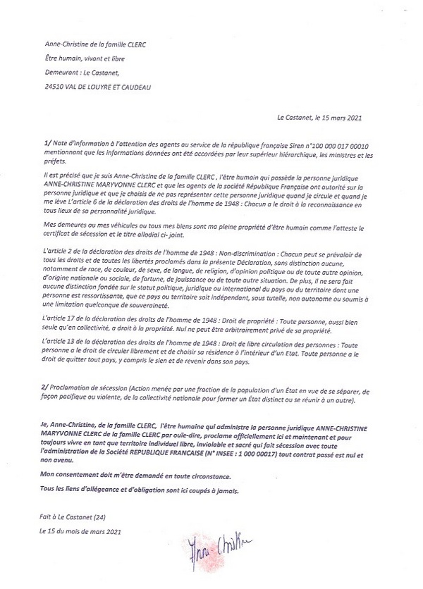 1 scan secession Clerc Anne Christine