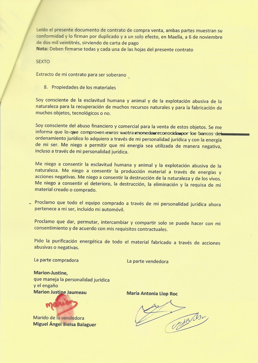 contrat priv dacquisition de la finca de nonaspe 3 Marion