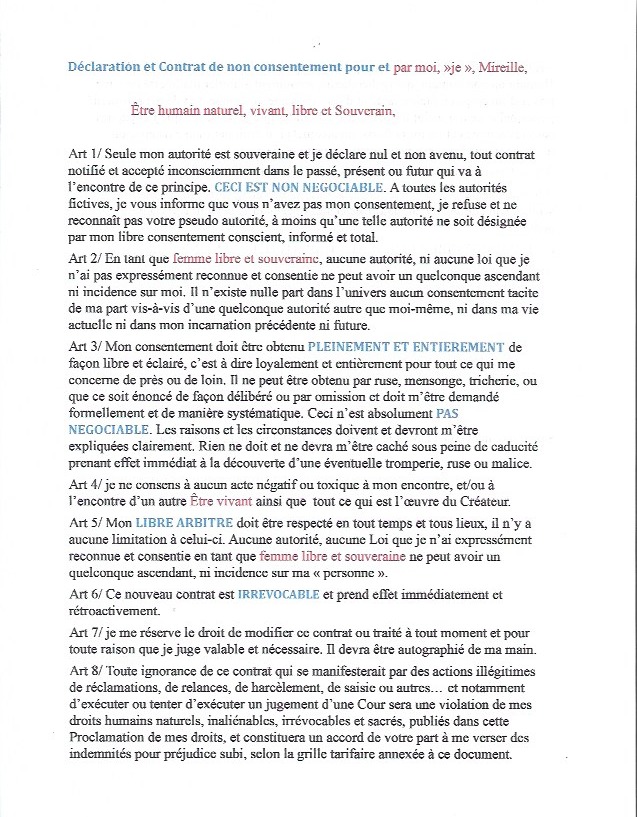 contrat non consentement mireille 1