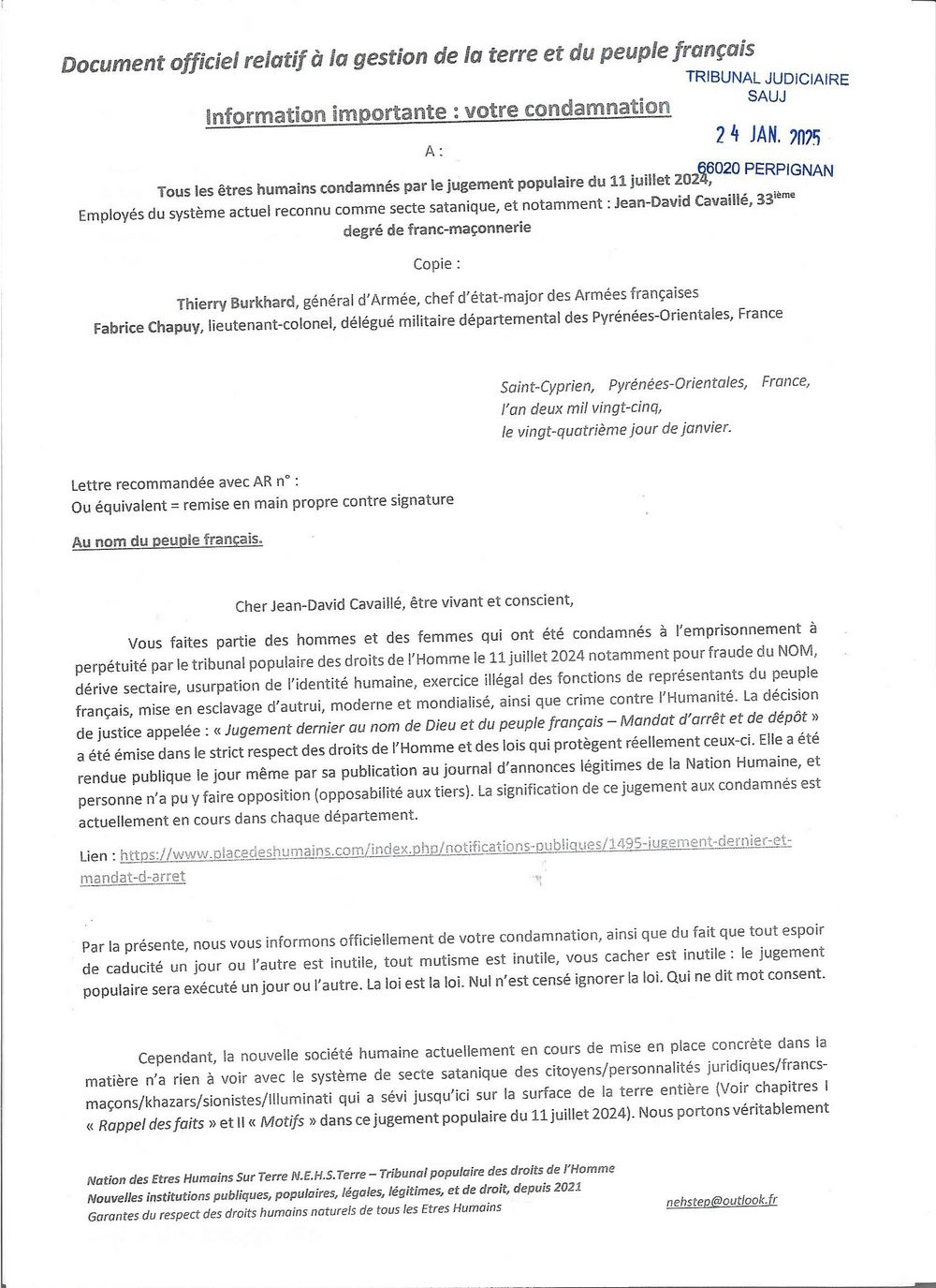 20240124 preuve rception jean david cavaill prtendu procureur perpignan 66 page1