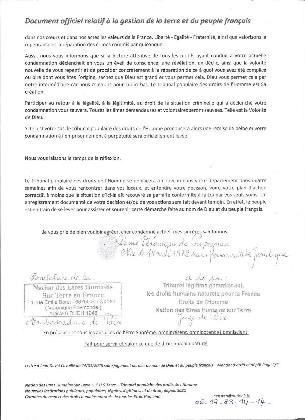 20240124 preuve rception jean david cavaill prtendu procureur perpignan 66 page2