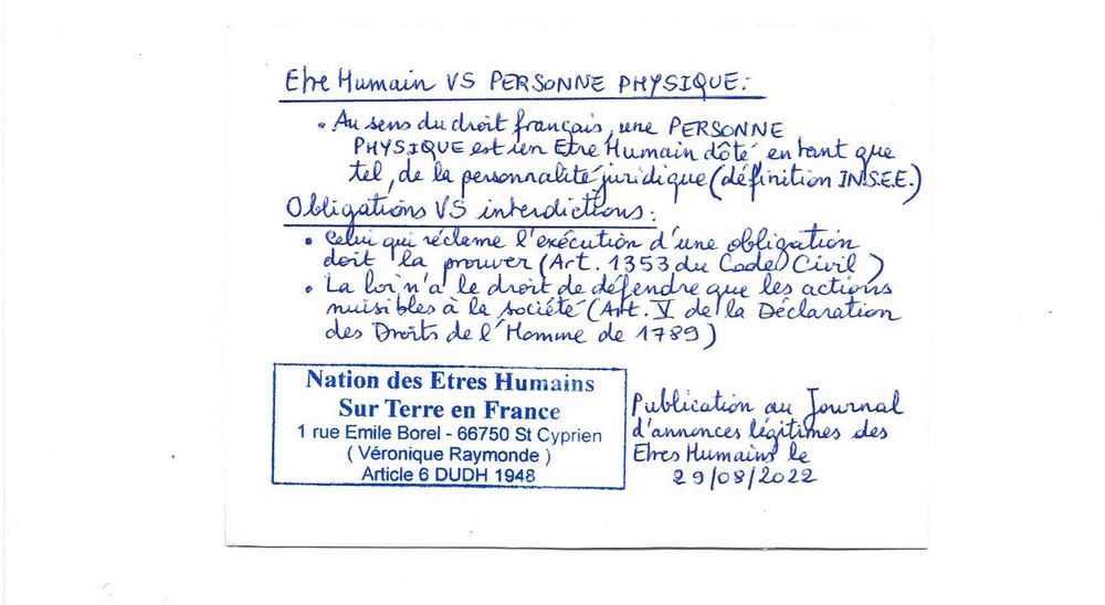 20250518 carte didentite legale et legitime veronique raymonde verso