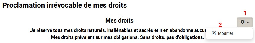 Modifier publication 1