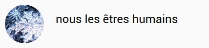 nous les êtres humains